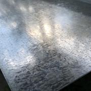 Лист оцинкованный стальной 0.6мм для кровли коричневый RAL 8017